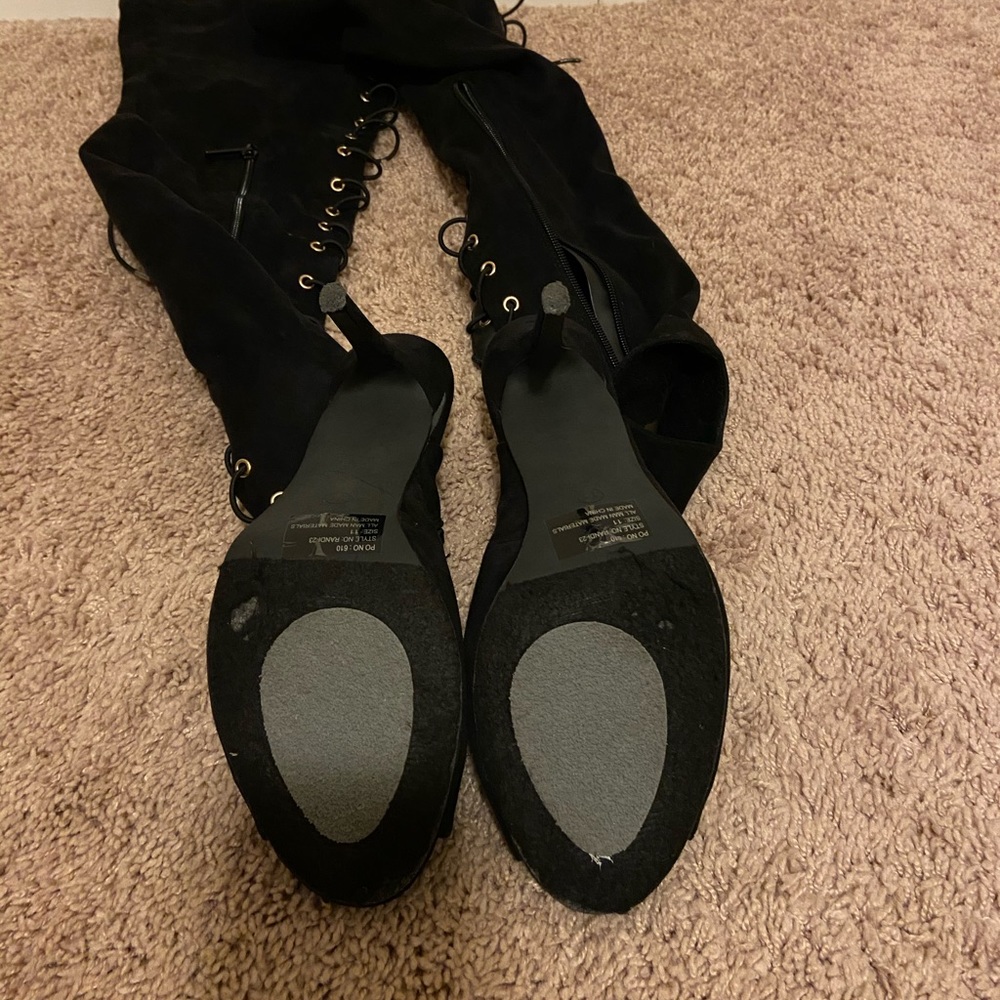 Over the knee sandals